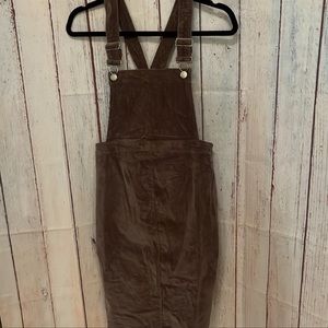 H&M Maternity Corduroy Overall Dress